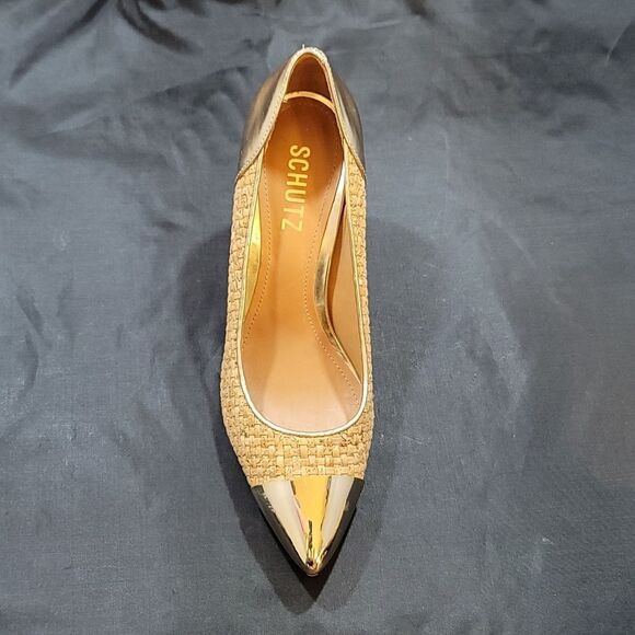 SCHUTZ POINTED TOE HIGH HEEL STILETTO PUMP - Picture 12 of 16